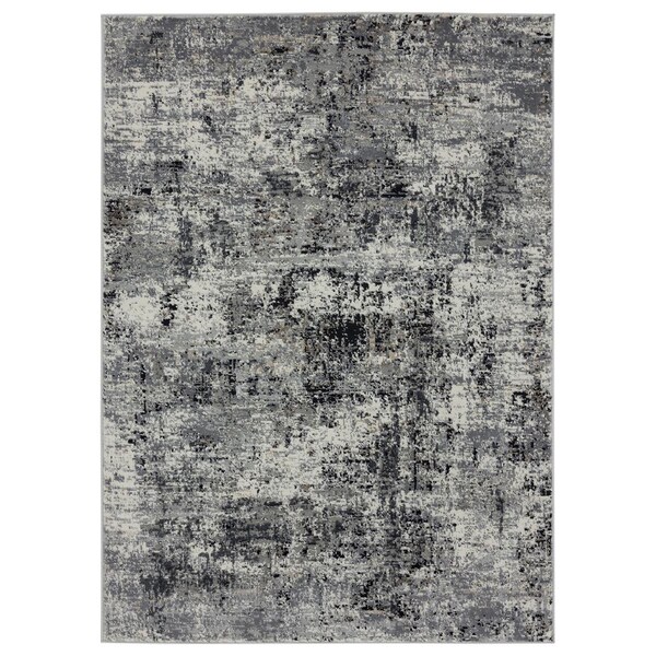 Manmade Eternity Elixir Charcoal Oversize Rectangle Rug 7 ft. 10 in. x 10 ft. 6 in. MA3089407 - main